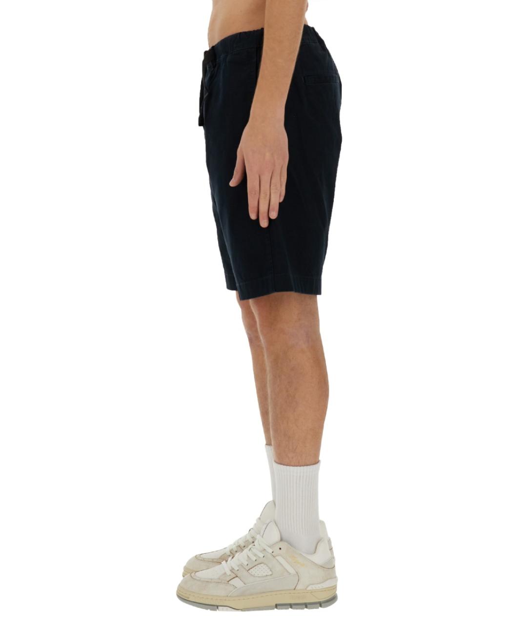 WOOLRICH Синие хлопковые шорты, фото 4