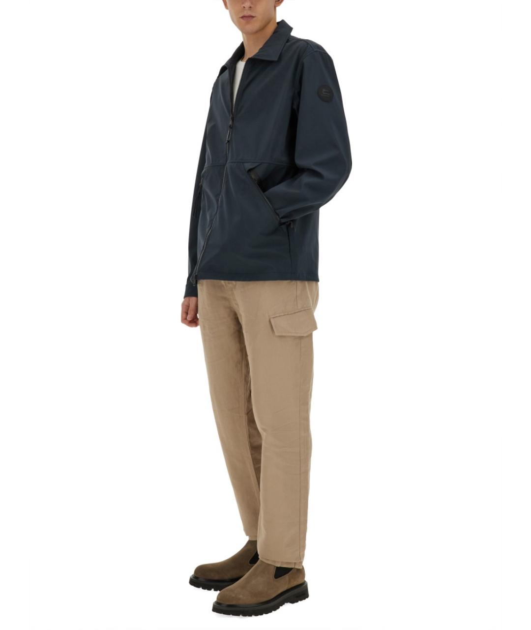 WOOLRICH Синяя полиэстеровая куртка, фото 2