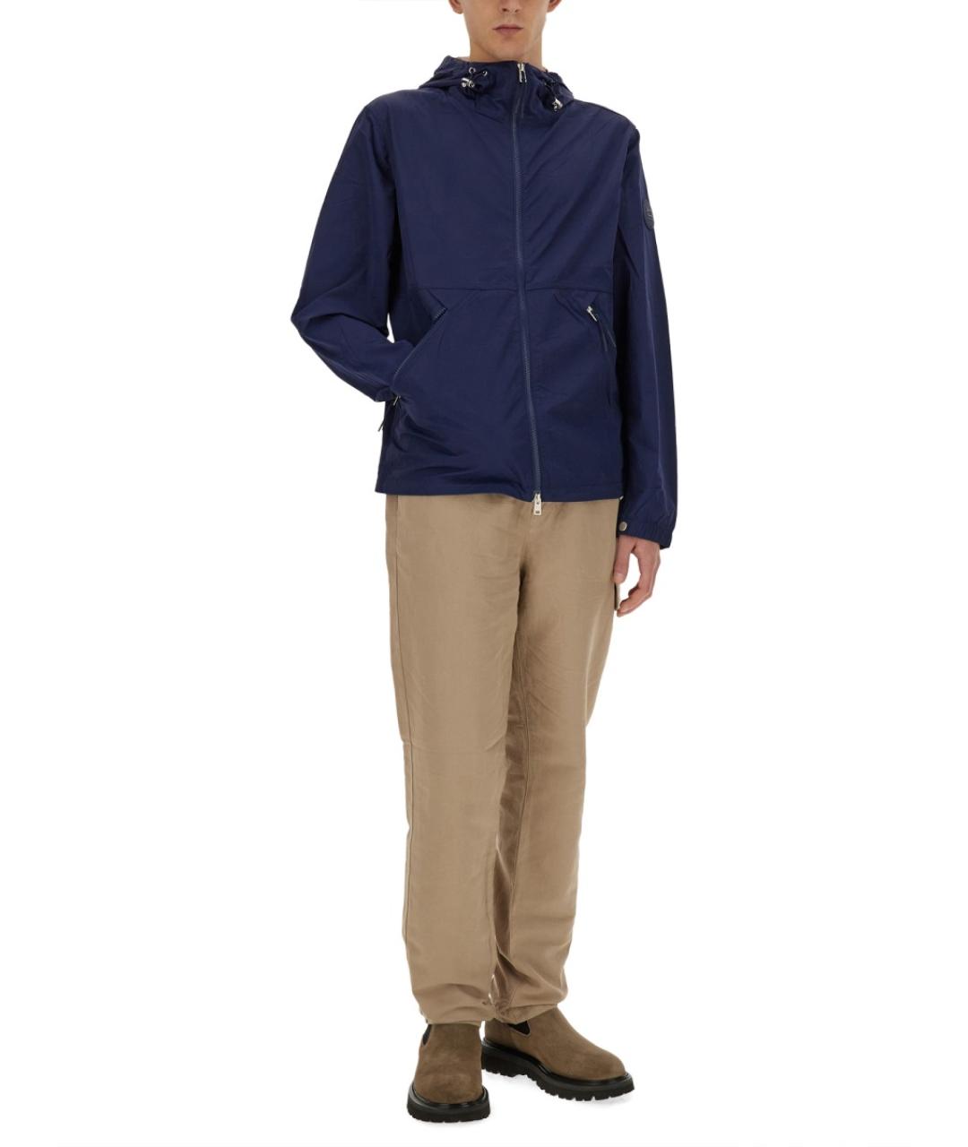 WOOLRICH Синяя полиамидовая куртка, фото 2