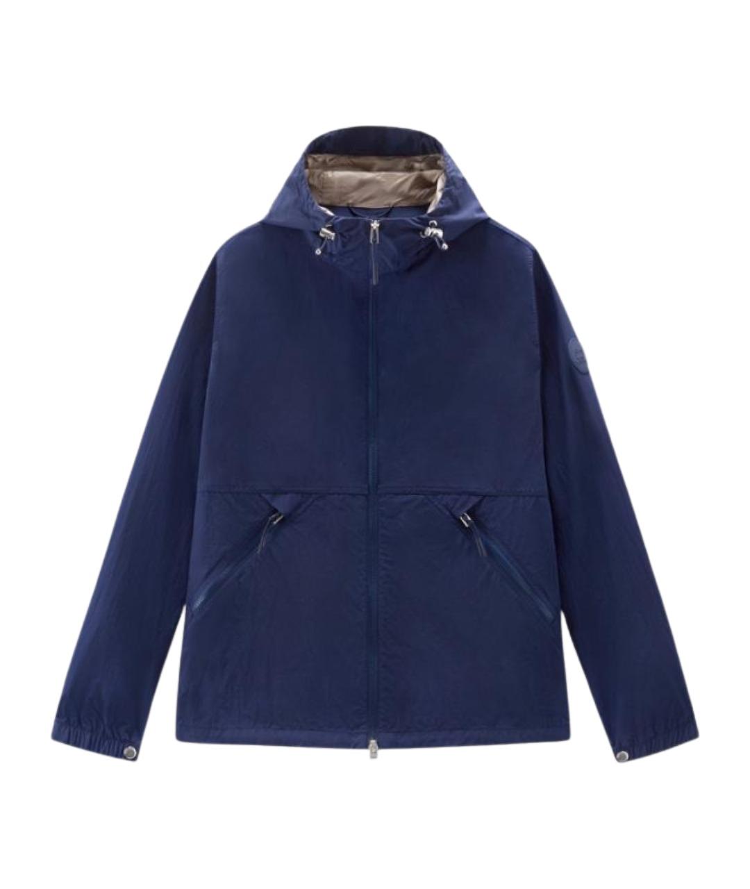 WOOLRICH Синяя полиамидовая куртка, фото 1