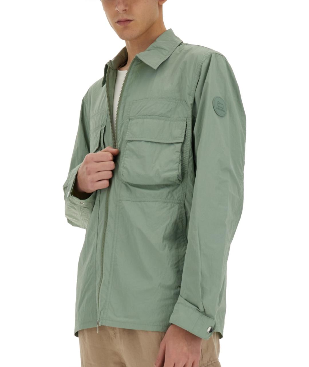 WOOLRICH Зеленая кэжуал рубашка, фото 4
