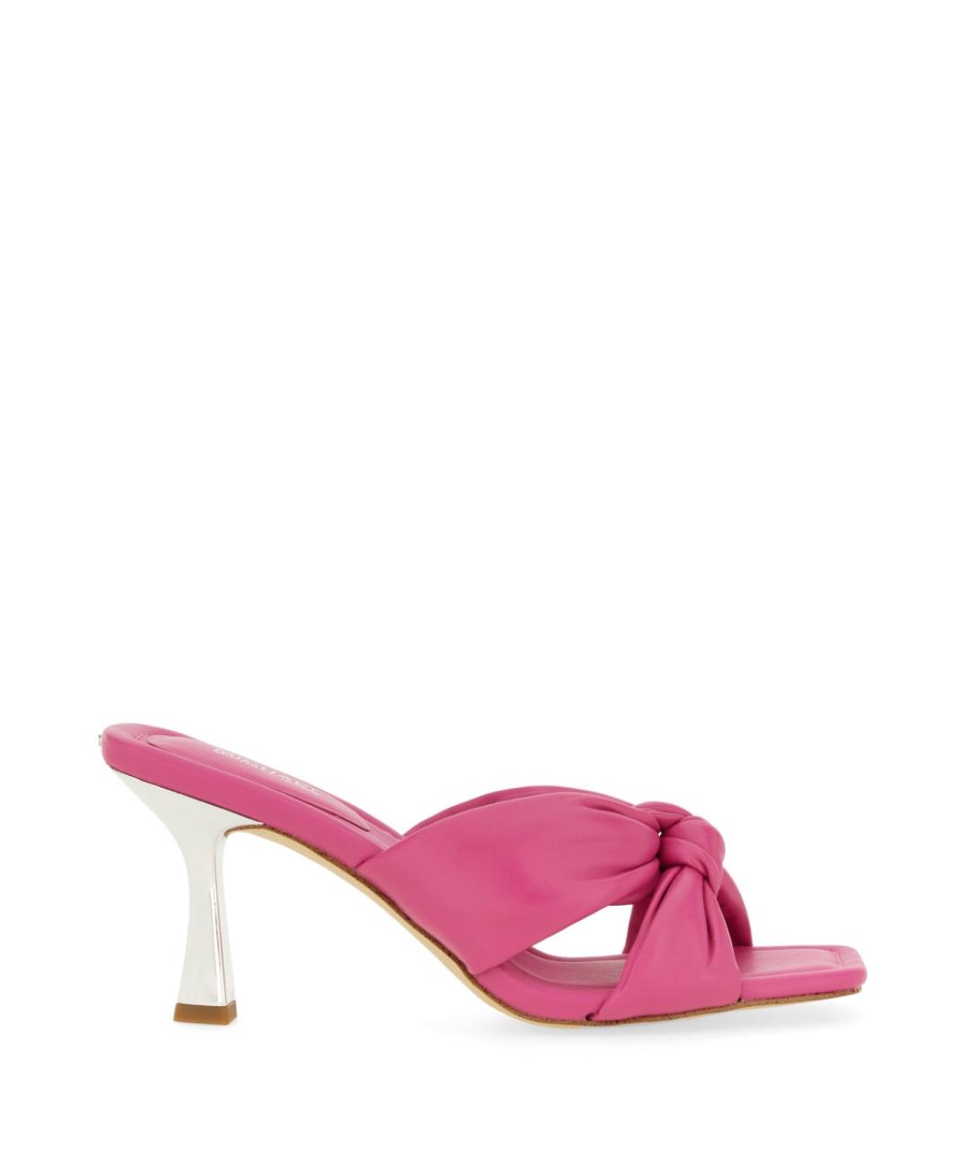 MICHAEL KORS Фуксия кожаные мюли, фото 1