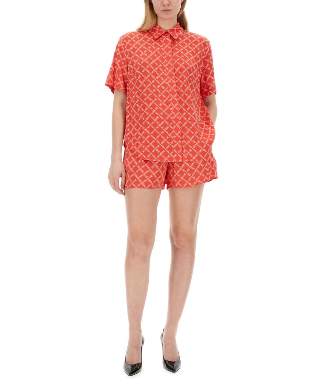 MICHAEL KORS Красные полиэстеровые шорты, фото 2