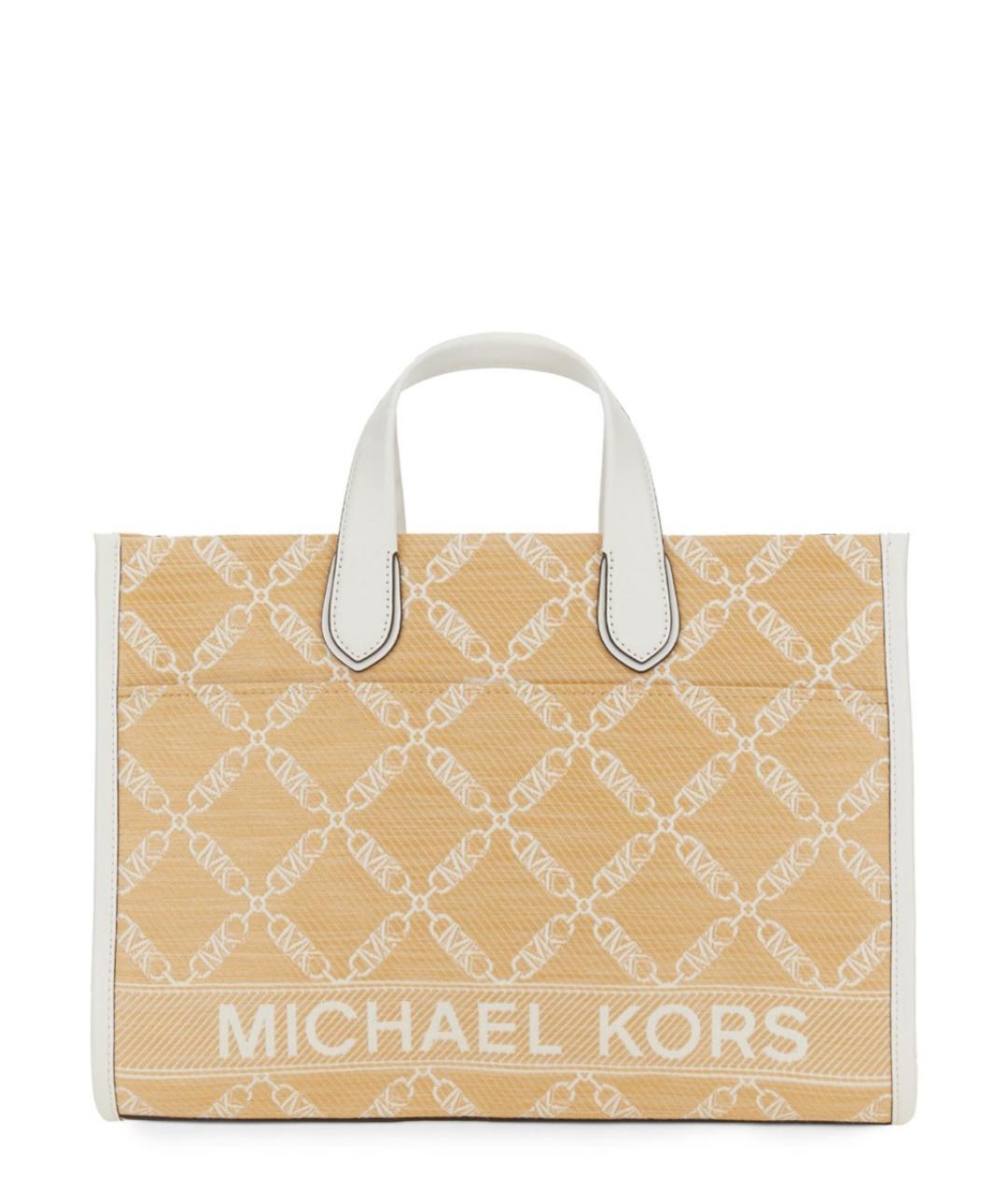 MICHAEL KORS Бежевая сумка тоут, фото 1