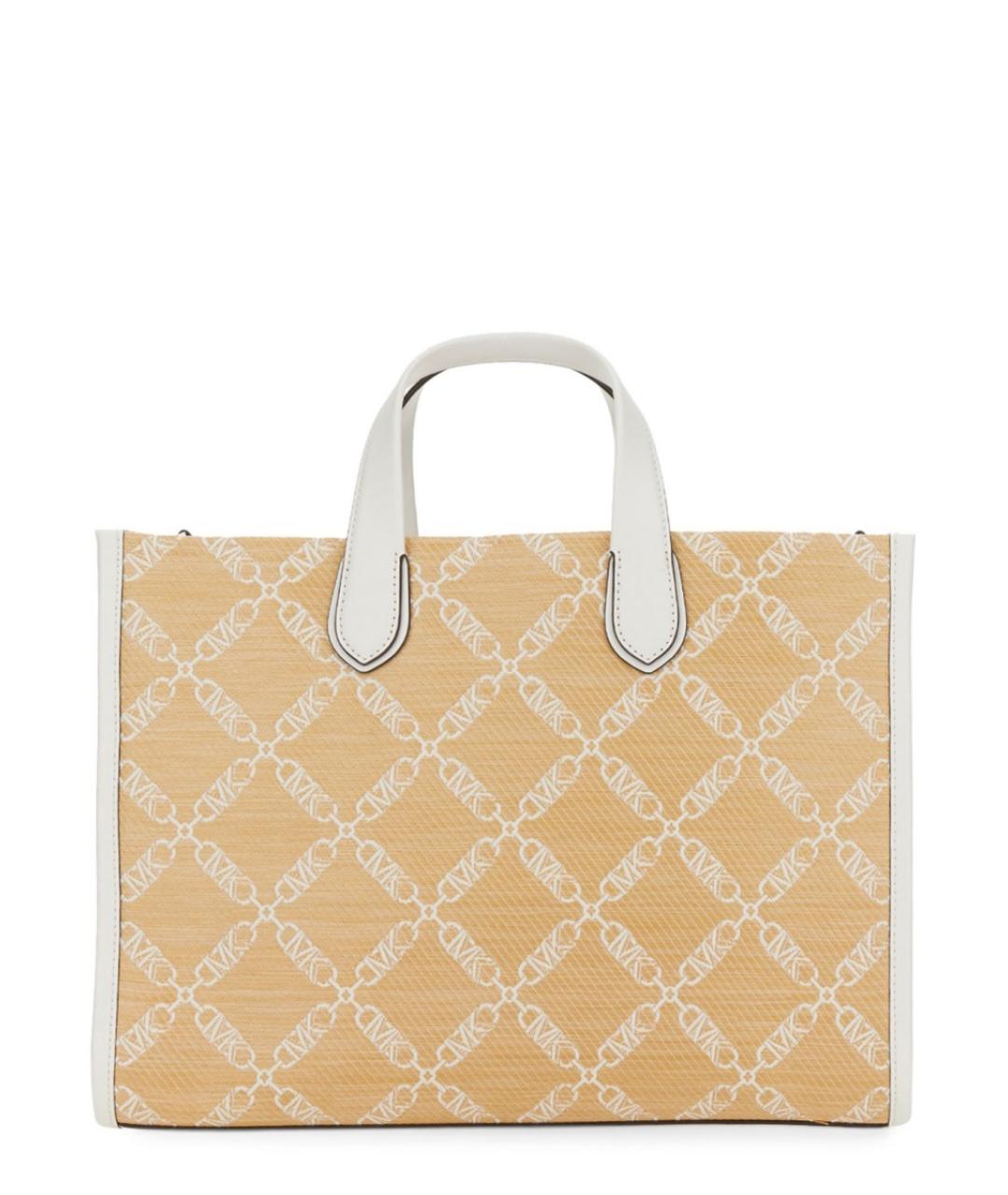 MICHAEL KORS Бежевая сумка тоут, фото 4