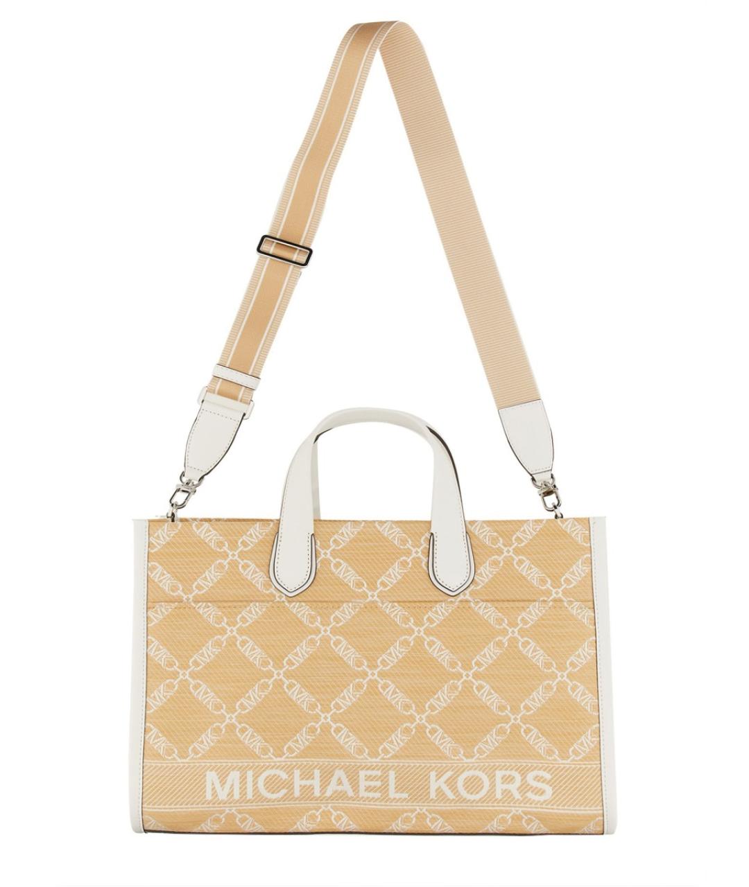 MICHAEL KORS Бежевая сумка тоут, фото 2