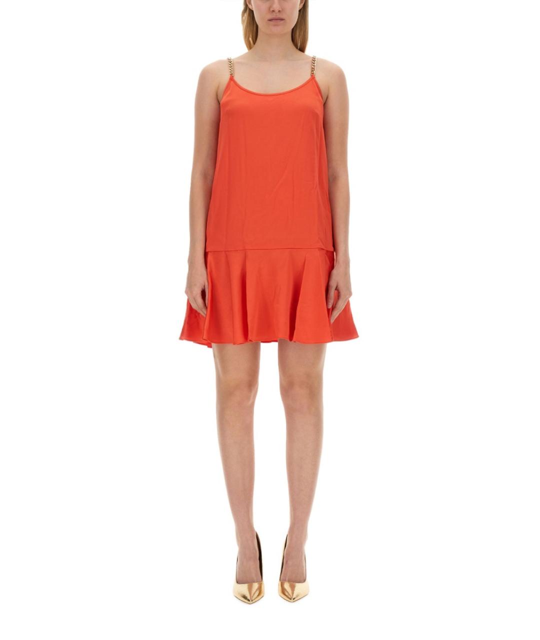 MICHAEL KORS Красное полиэстеровое повседневное платье, фото 5