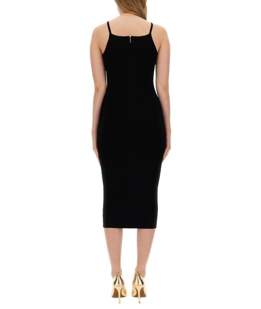 MICHAEL KORS Черное вискозное повседневное платье, фото 3