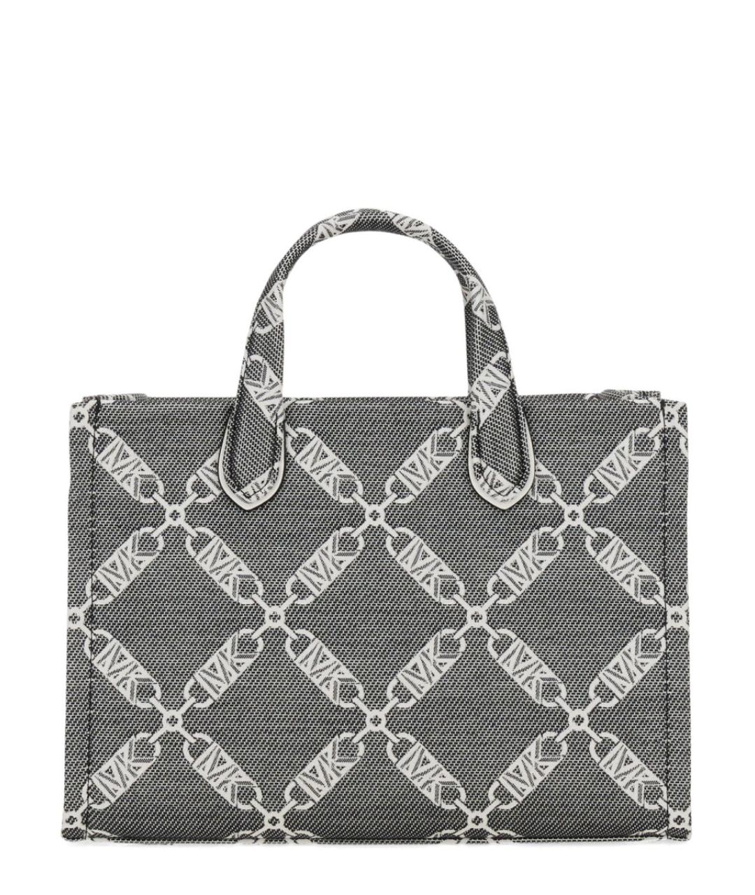 MICHAEL KORS Черная хлопковая сумка тоут, фото 4