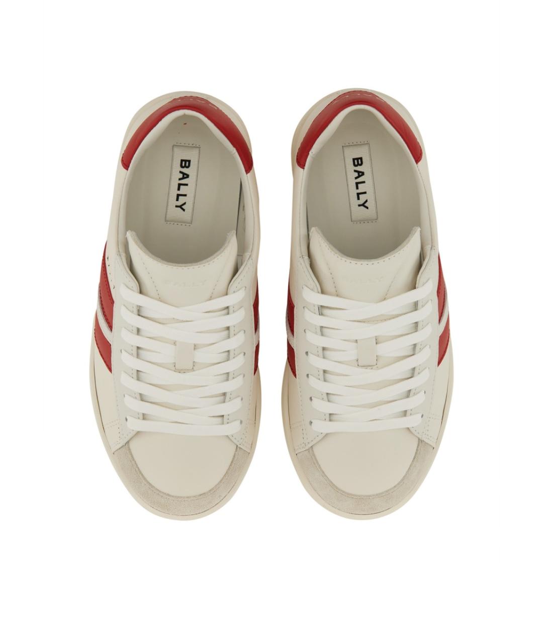 BALLY Белые кожаные кроссовки, фото 6