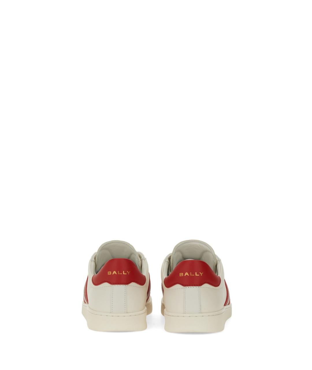 BALLY Белые кожаные кроссовки, фото 3