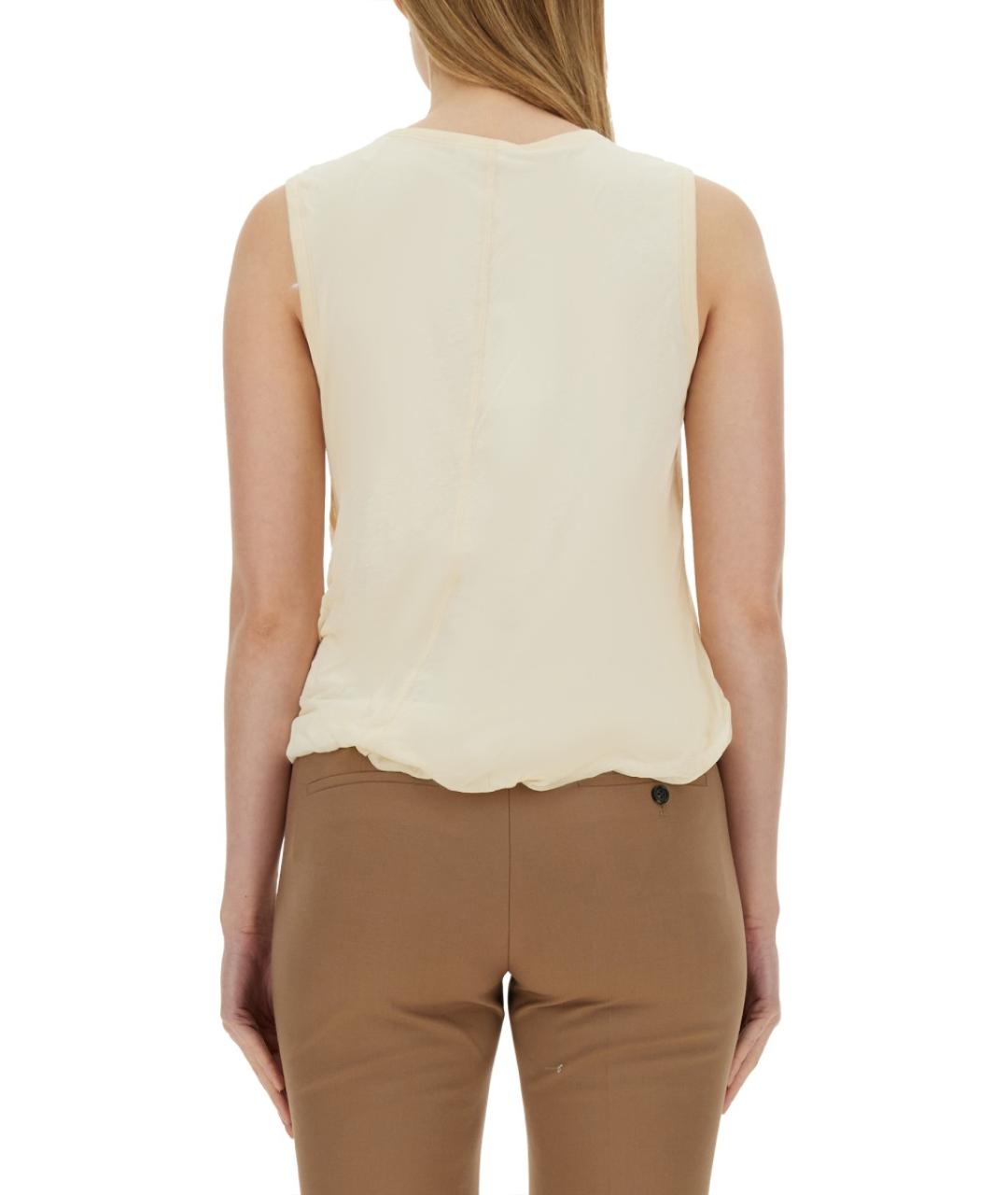 HELMUT LANG Розовая хлопковая майка, фото 3