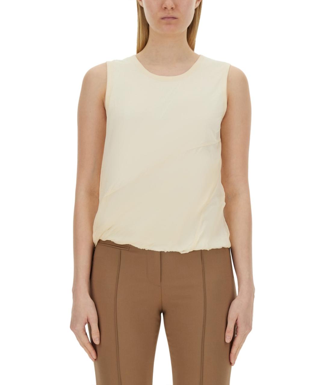 HELMUT LANG Розовая хлопковая майка, фото 5