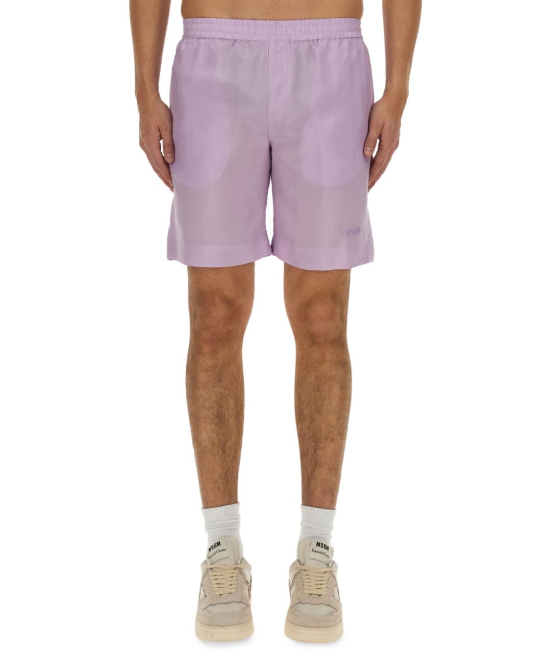MSGM Фиолетовые шорты, фото 5