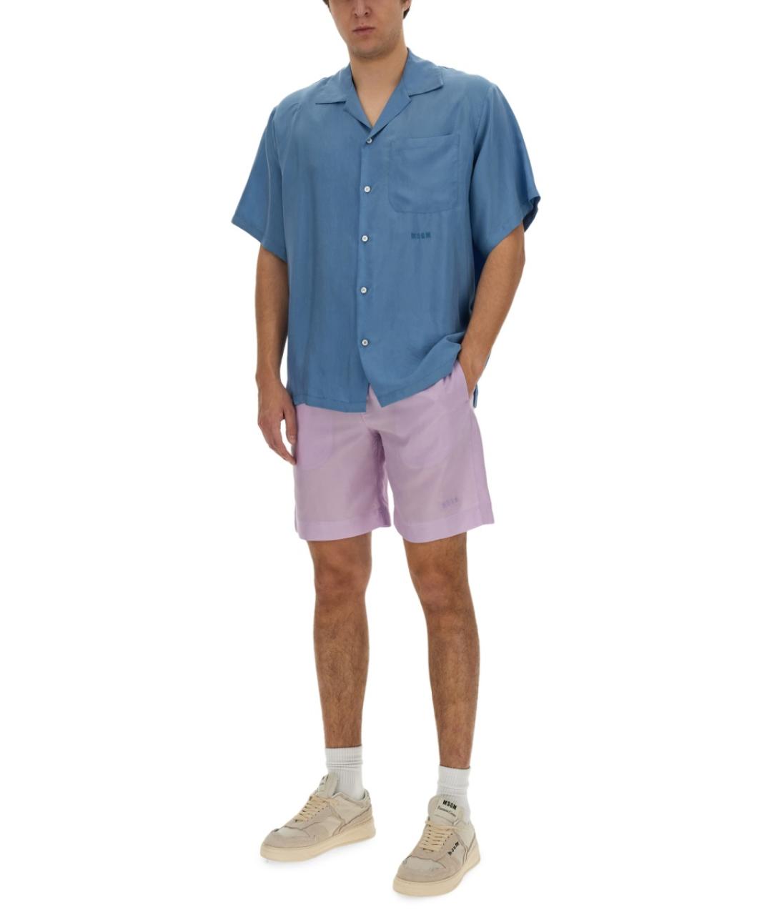 MSGM Фиолетовые шорты, фото 2