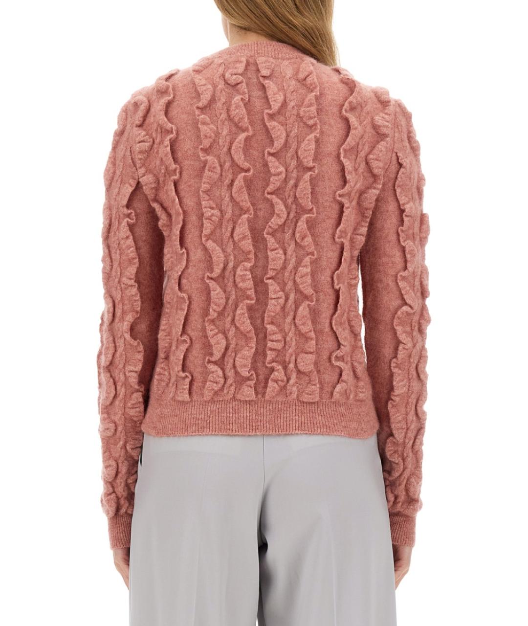 MOSCHINO Розовый шерстяной джемпер / свитер, фото 4