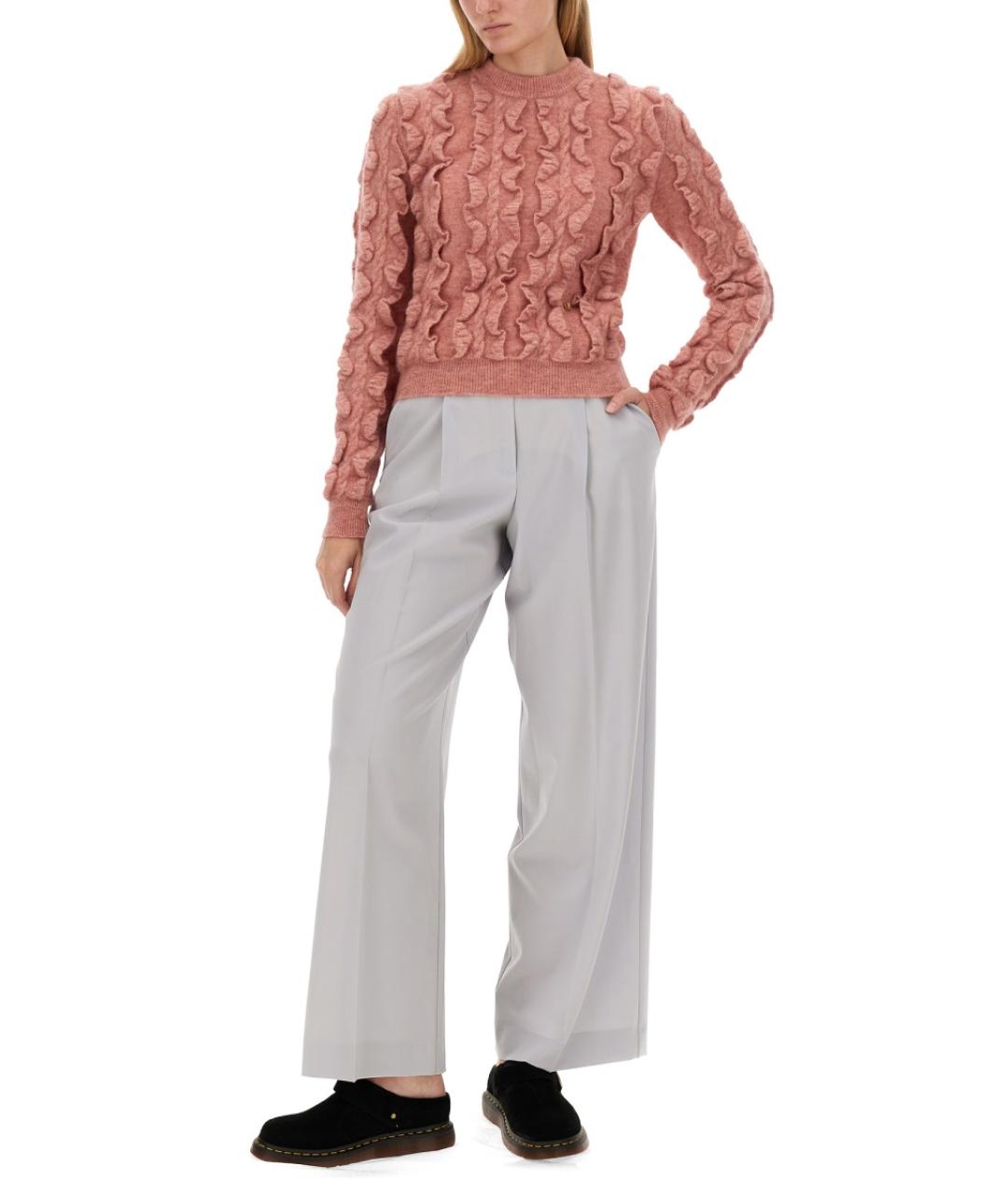 MOSCHINO Розовый шерстяной джемпер / свитер, фото 3