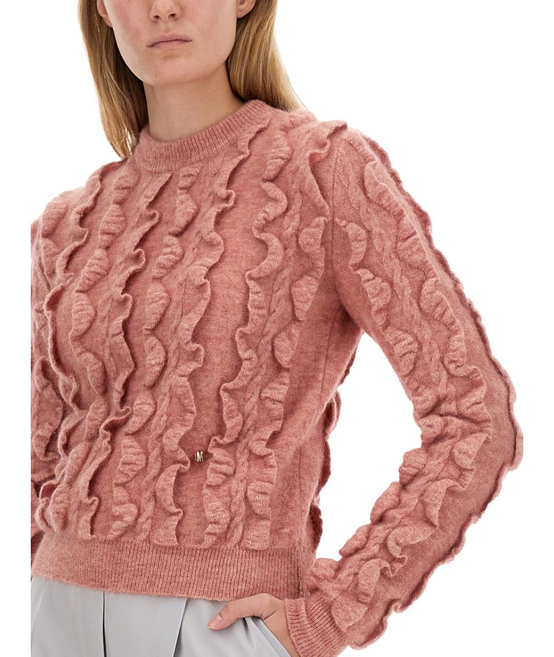 MOSCHINO Розовый шерстяной джемпер / свитер, фото 5
