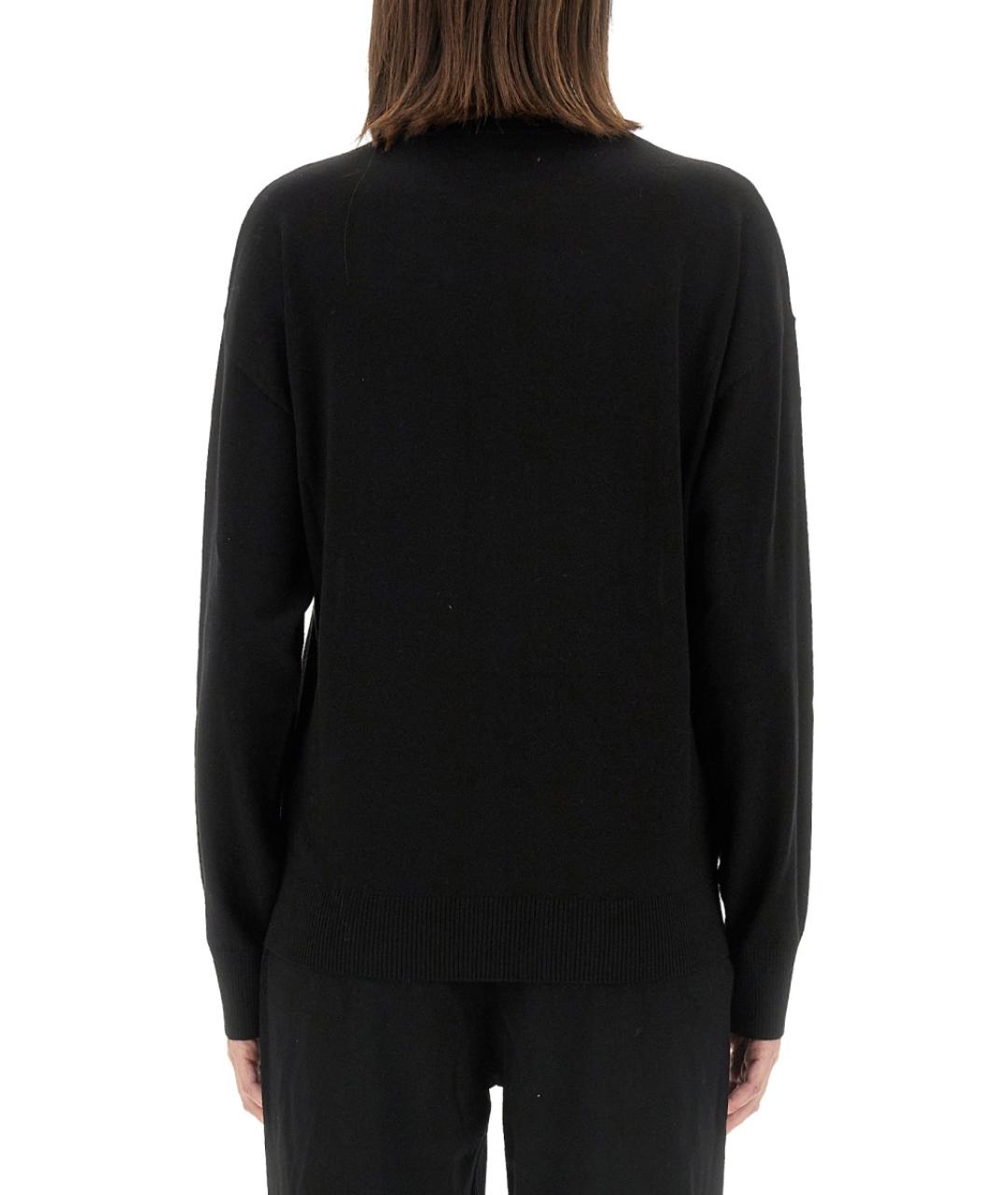 MOSCHINO JEANS Черный шерстяной джемпер / свитер, фото 3