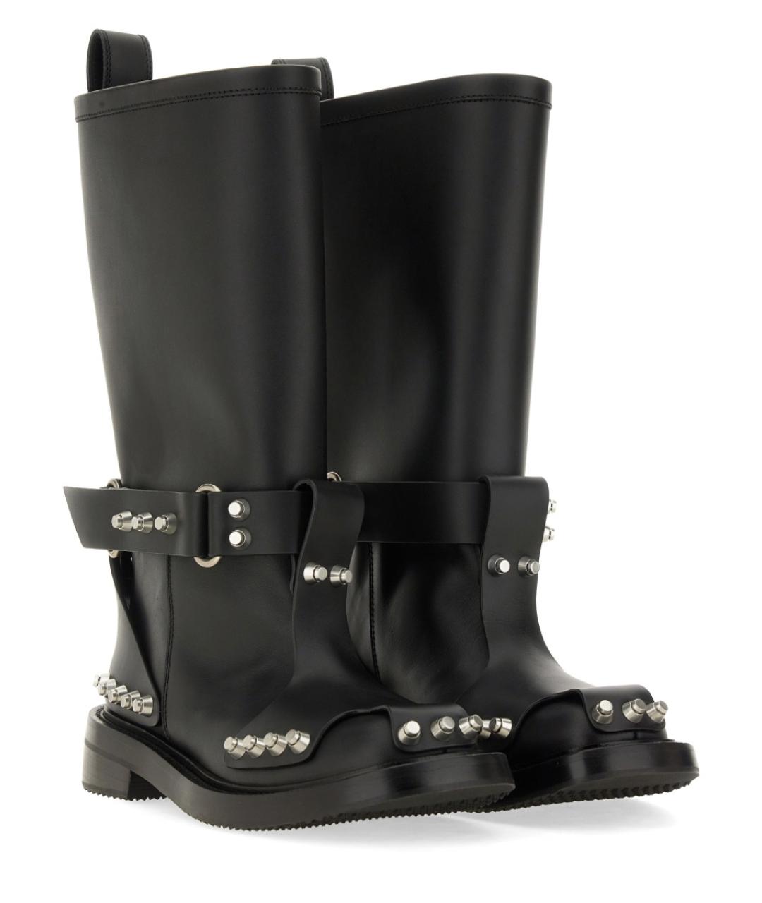 ALEXANDER WANG Черные кожаные сапоги, фото 2