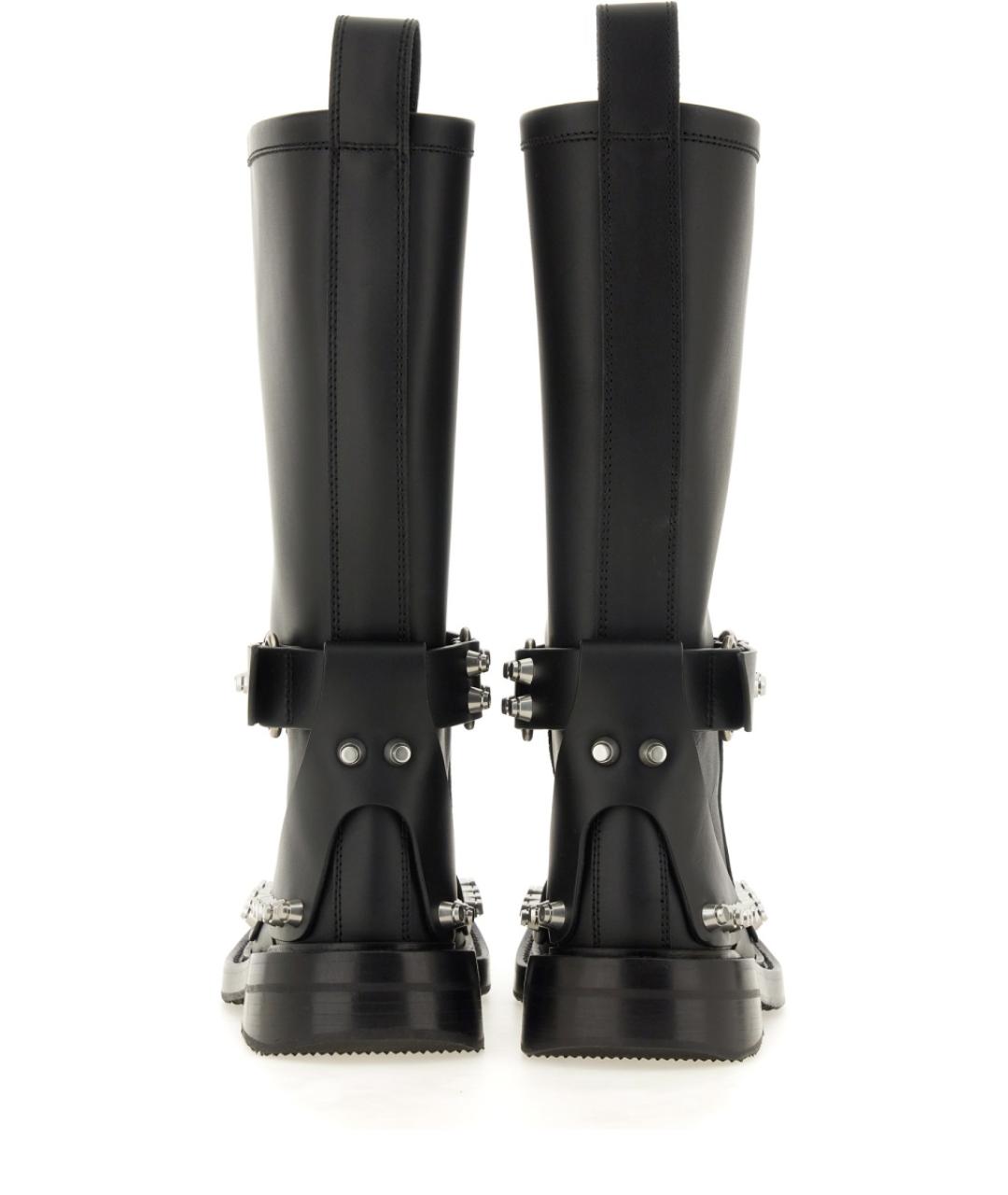 ALEXANDER WANG Черные кожаные сапоги, фото 3