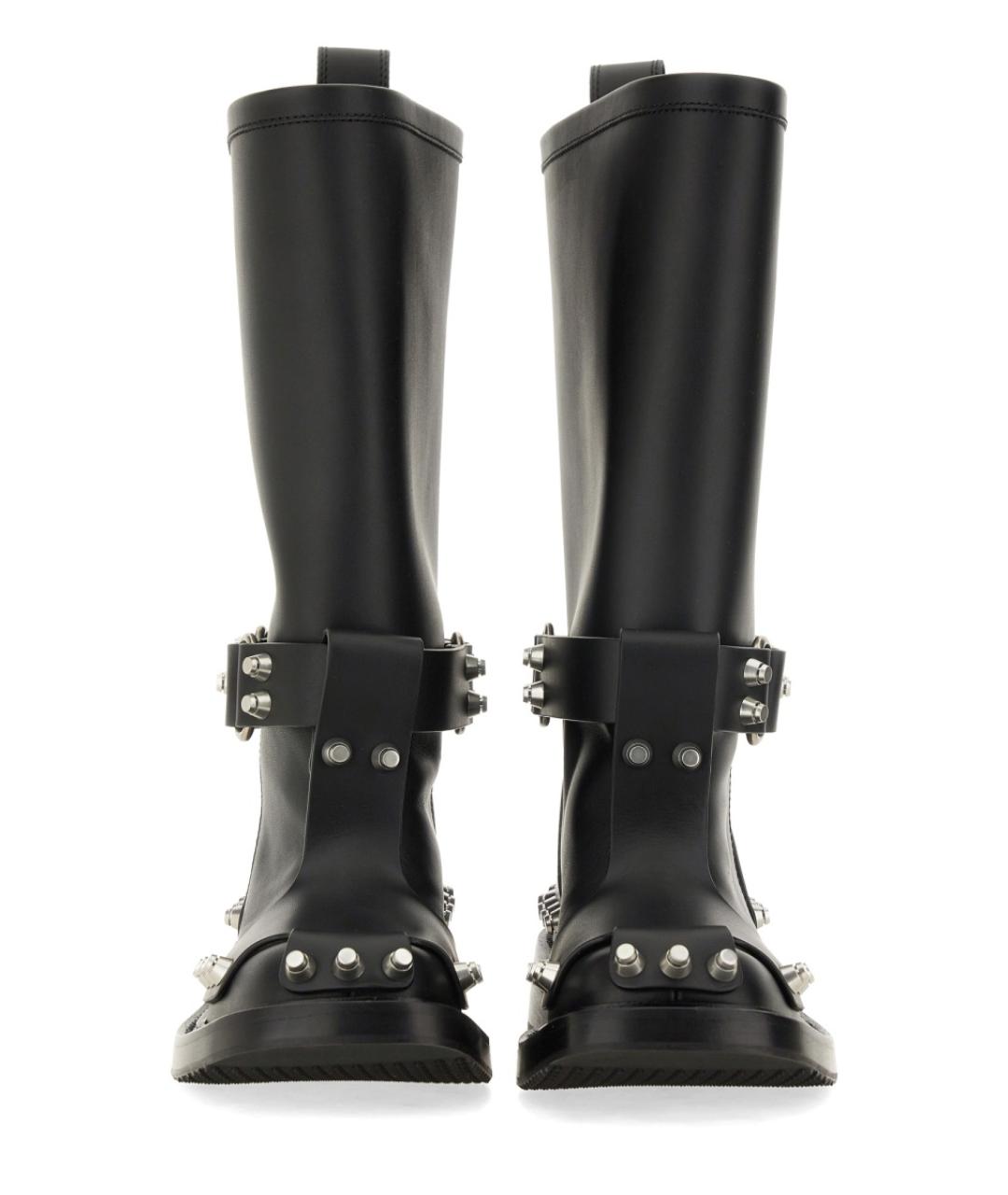 ALEXANDER WANG Черные кожаные сапоги, фото 4