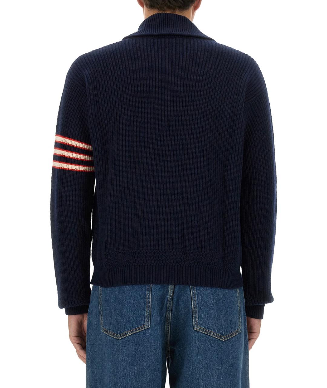 BALLY Синий шерстяной кардиган, фото 3