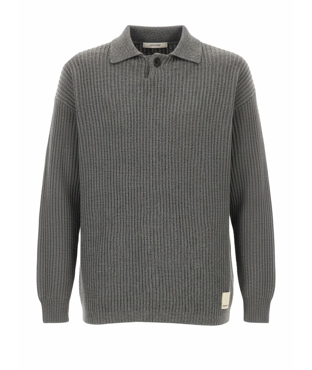 EMPORIO ARMANI Серый шерстяной джемпер / свитер, фото 1