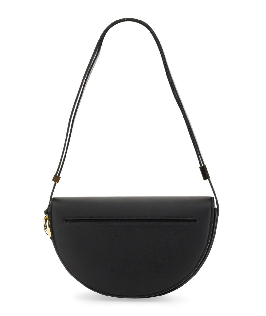 PATOU Черная кожаная сумка через плечо, фото 6