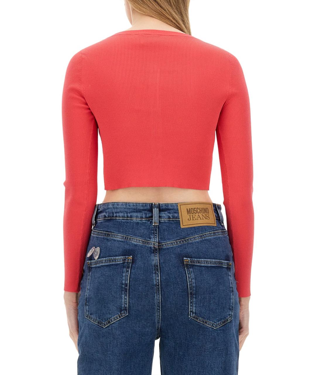 MOSCHINO JEANS Белый вискозный кардиган, фото 3