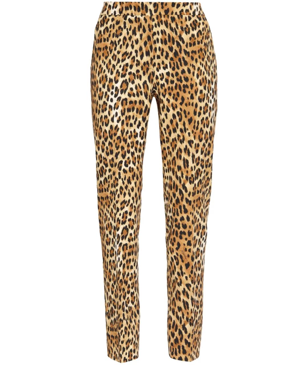 MOSCHINO Мульти вискозные брюки узкие, фото 1