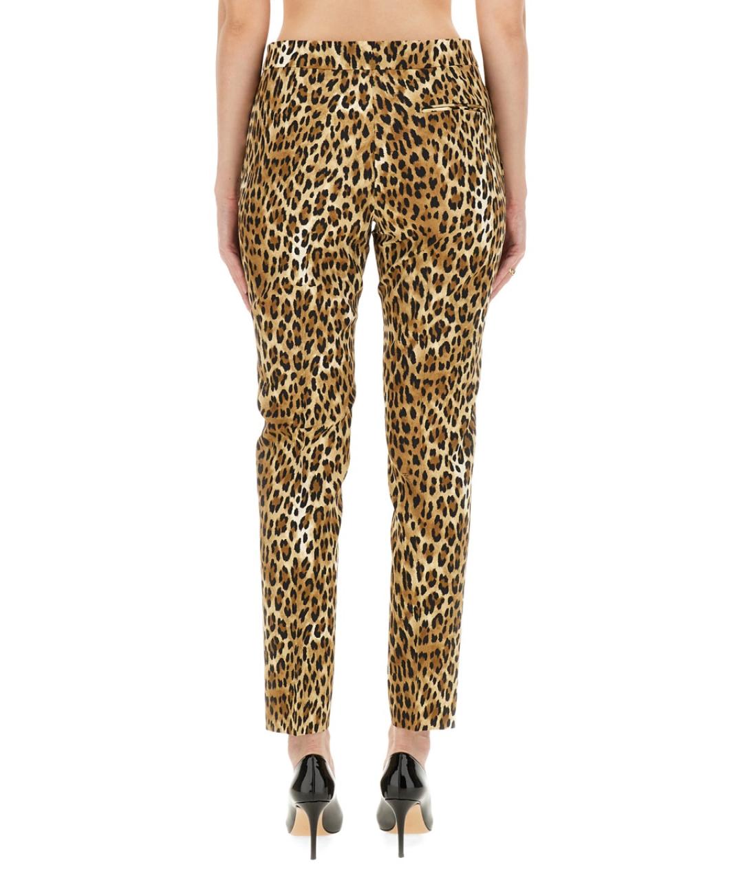 MOSCHINO Мульти вискозные брюки узкие, фото 4