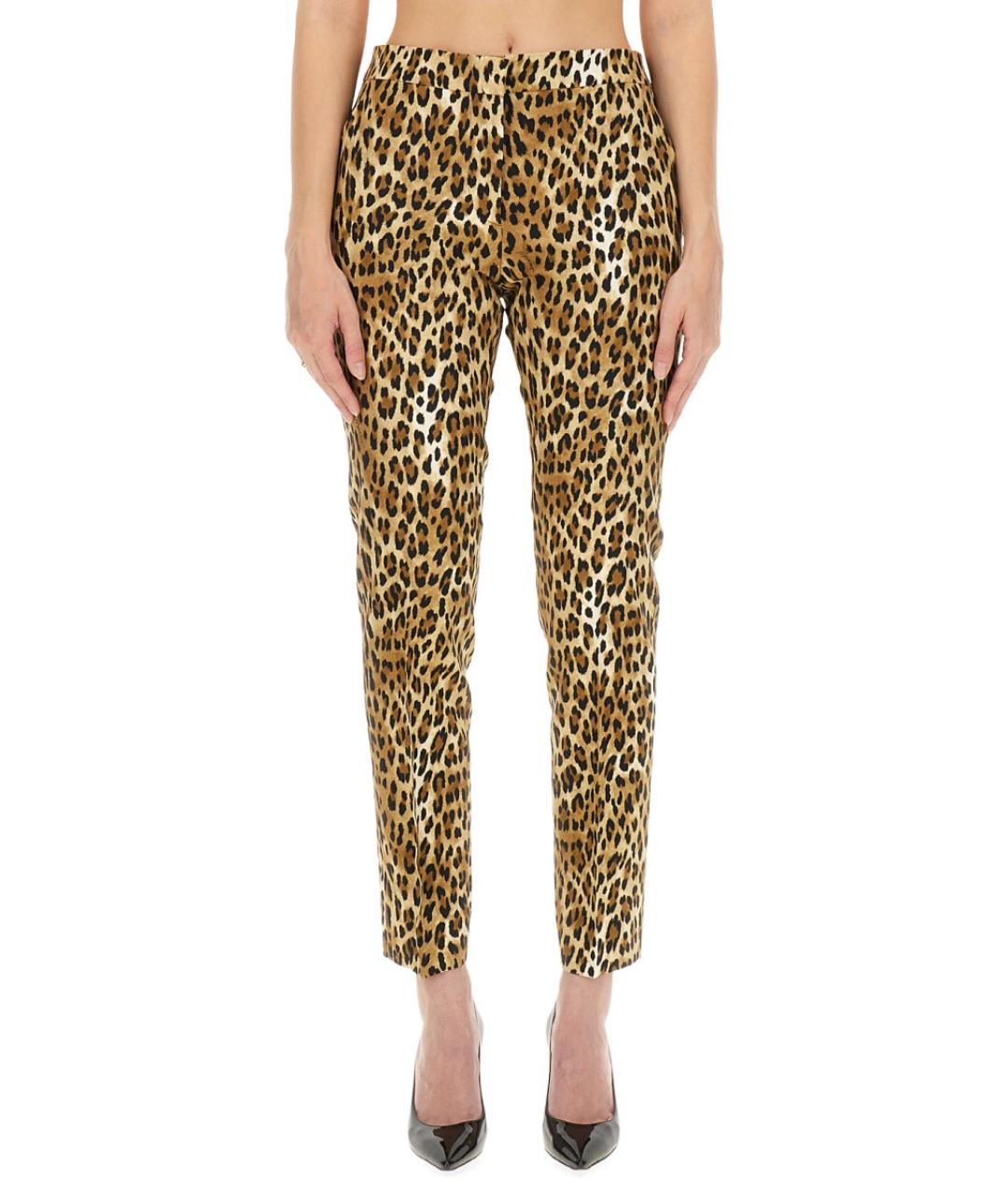 MOSCHINO Мульти вискозные брюки узкие, фото 2