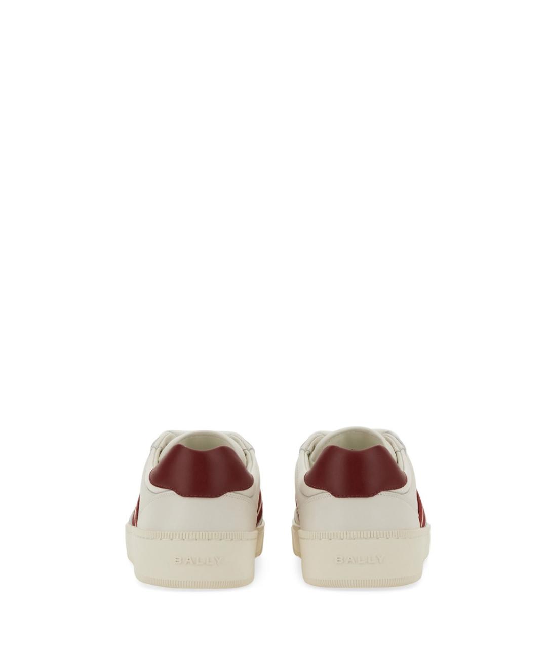 BALLY Белые кожаные кроссовки, фото 4