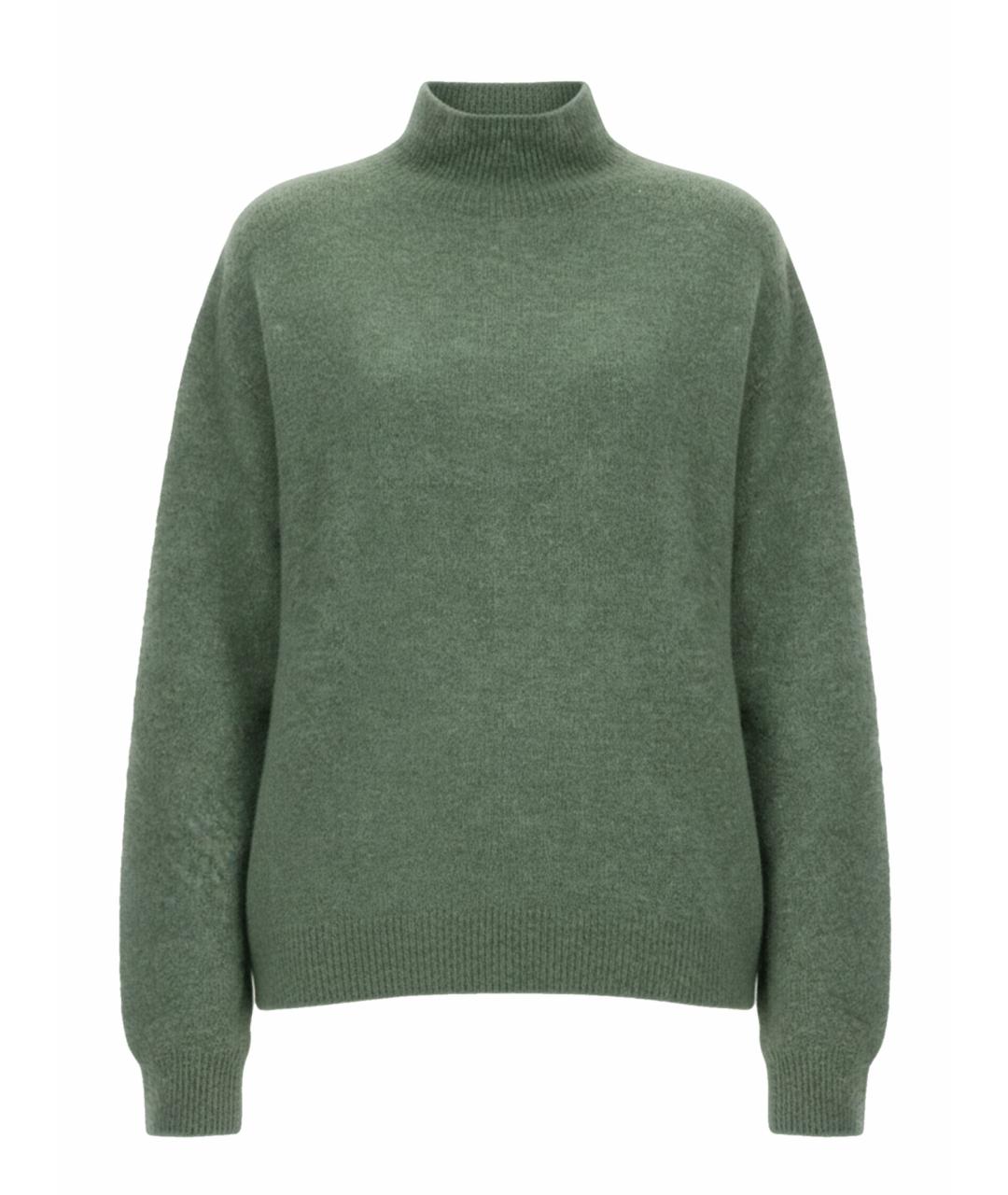 ALYSI Зеленый шерстяной джемпер / свитер, фото 1