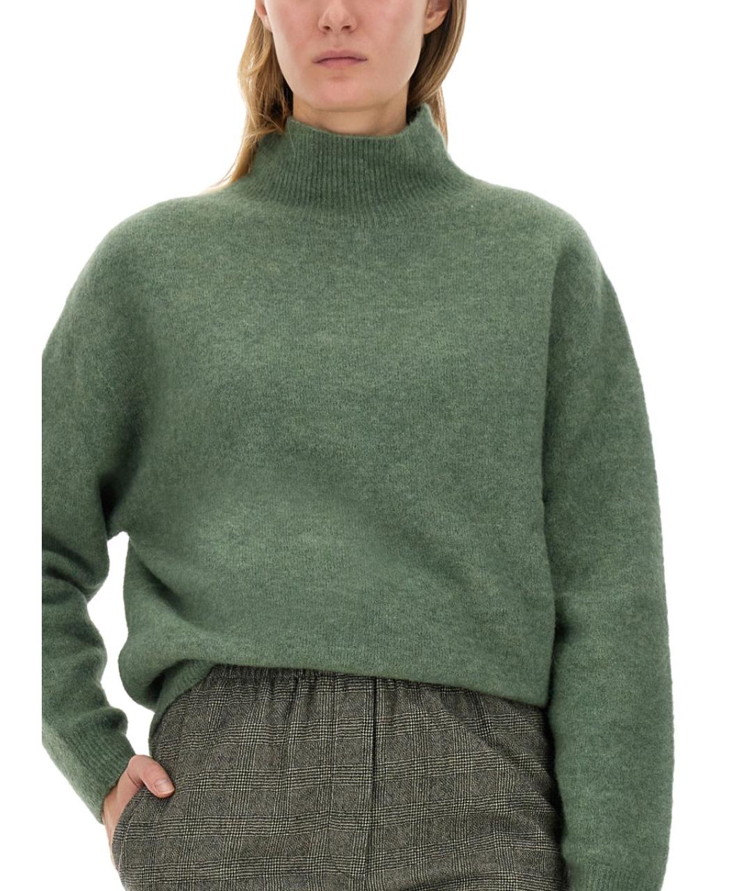 ALYSI Зеленый шерстяной джемпер / свитер, фото 4