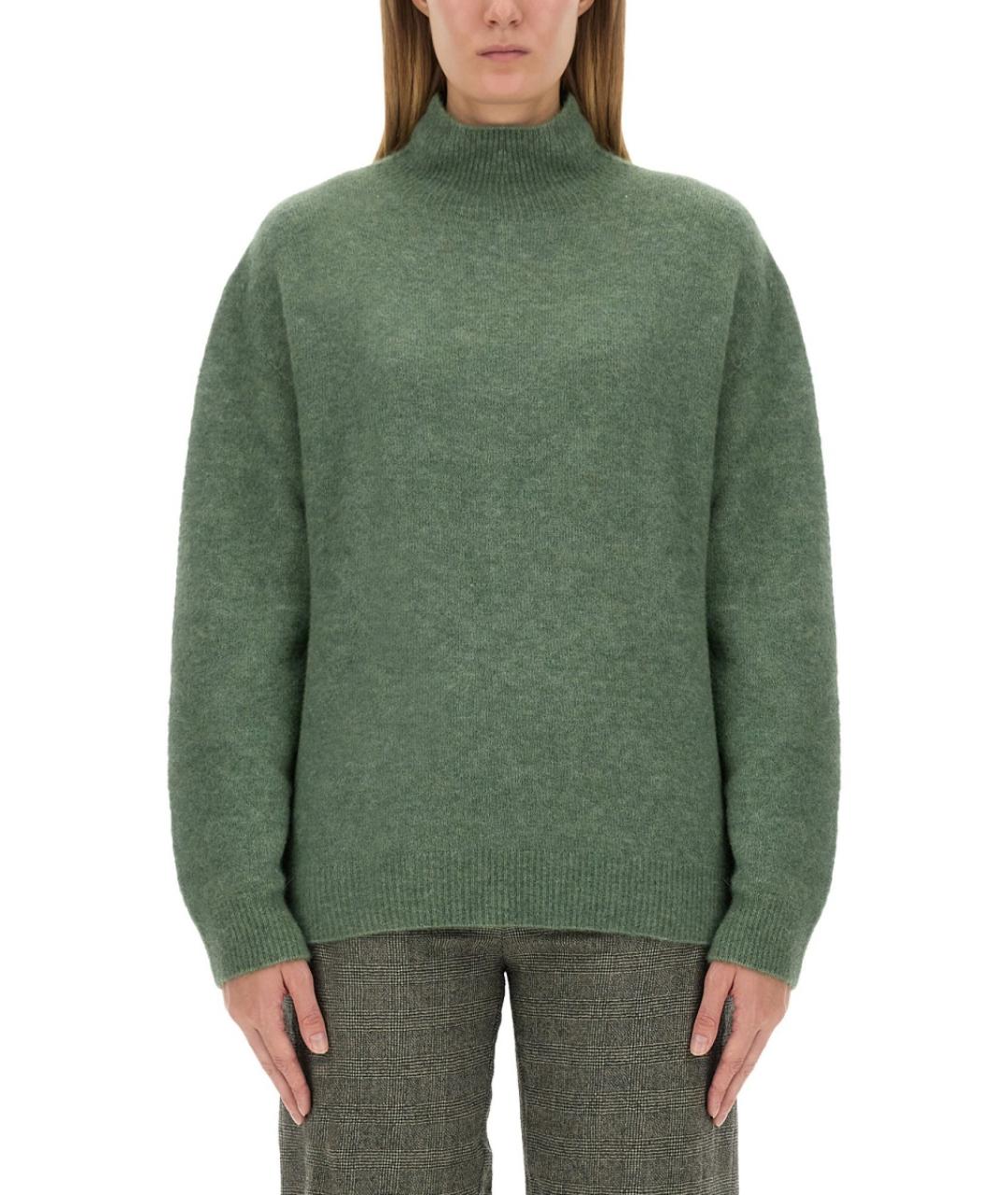 ALYSI Зеленый шерстяной джемпер / свитер, фото 5