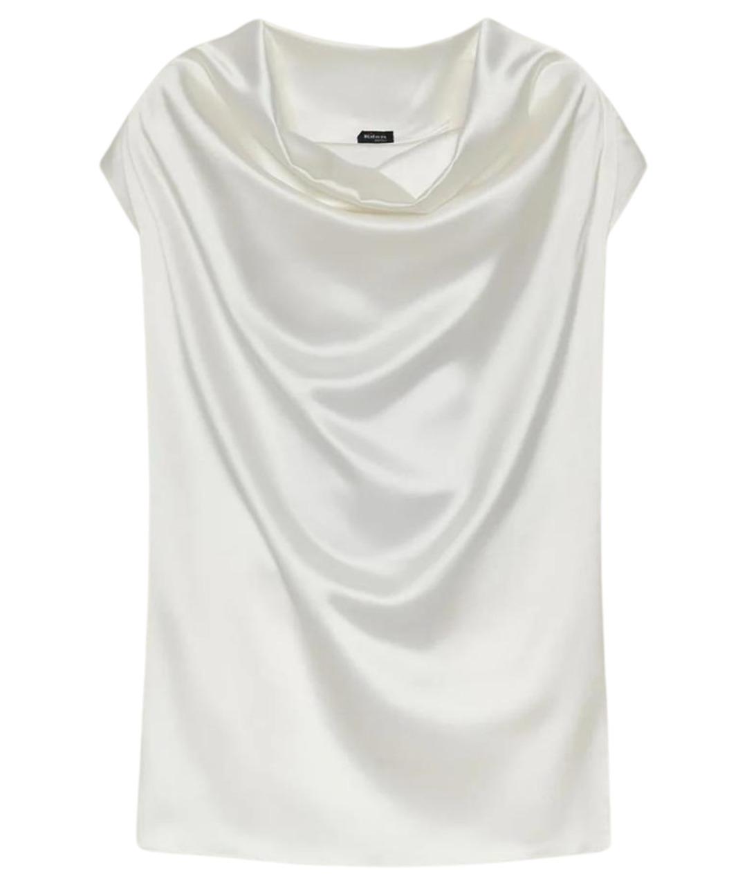 KITON Белая ацетатная блузы, фото 1