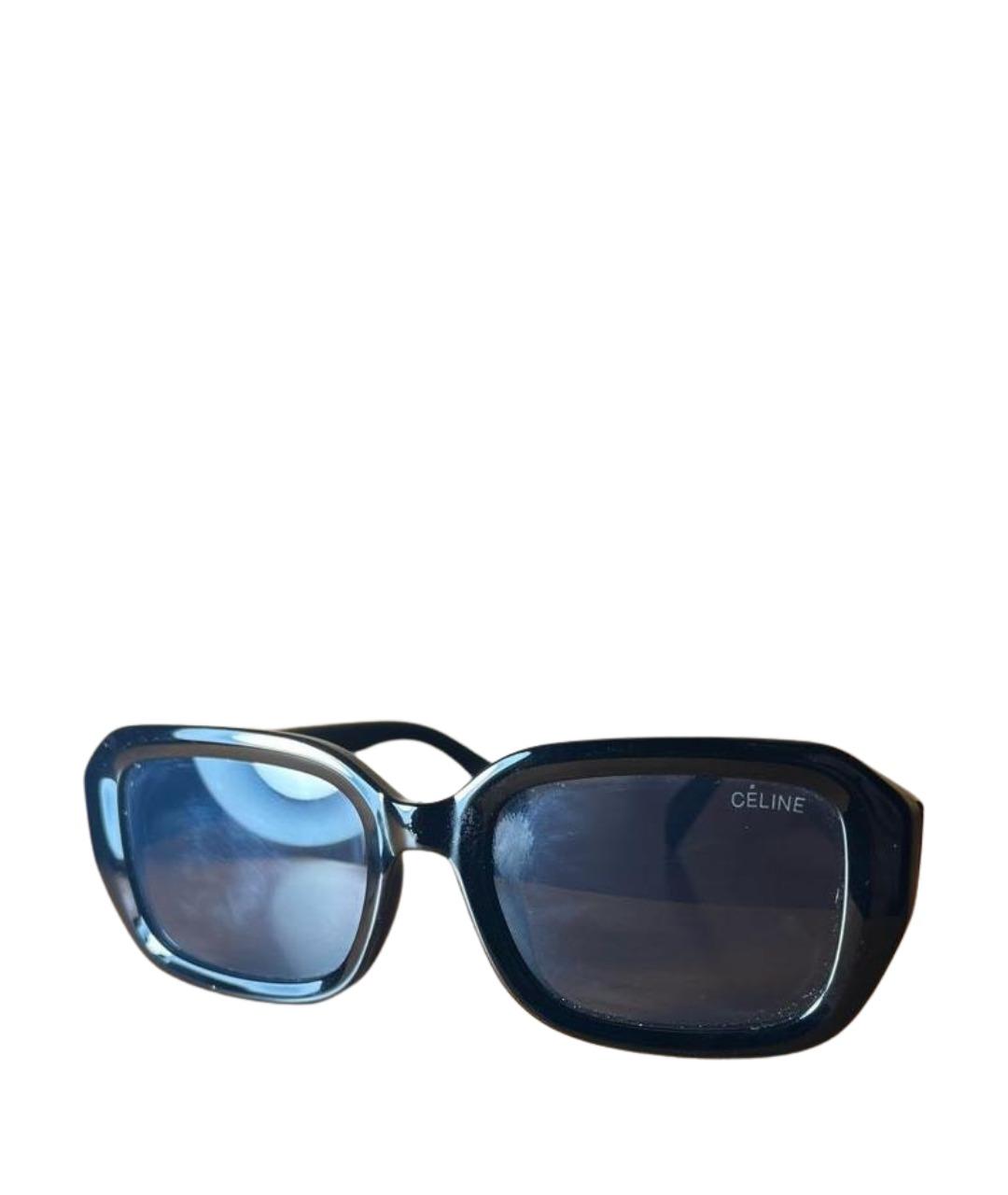 CELINE Черные пластиковые солнцезащитные очки, фото 1