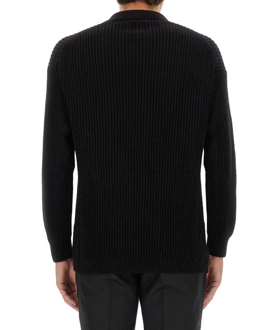 EMPORIO ARMANI Черный шерстяной джемпер / свитер, фото 3