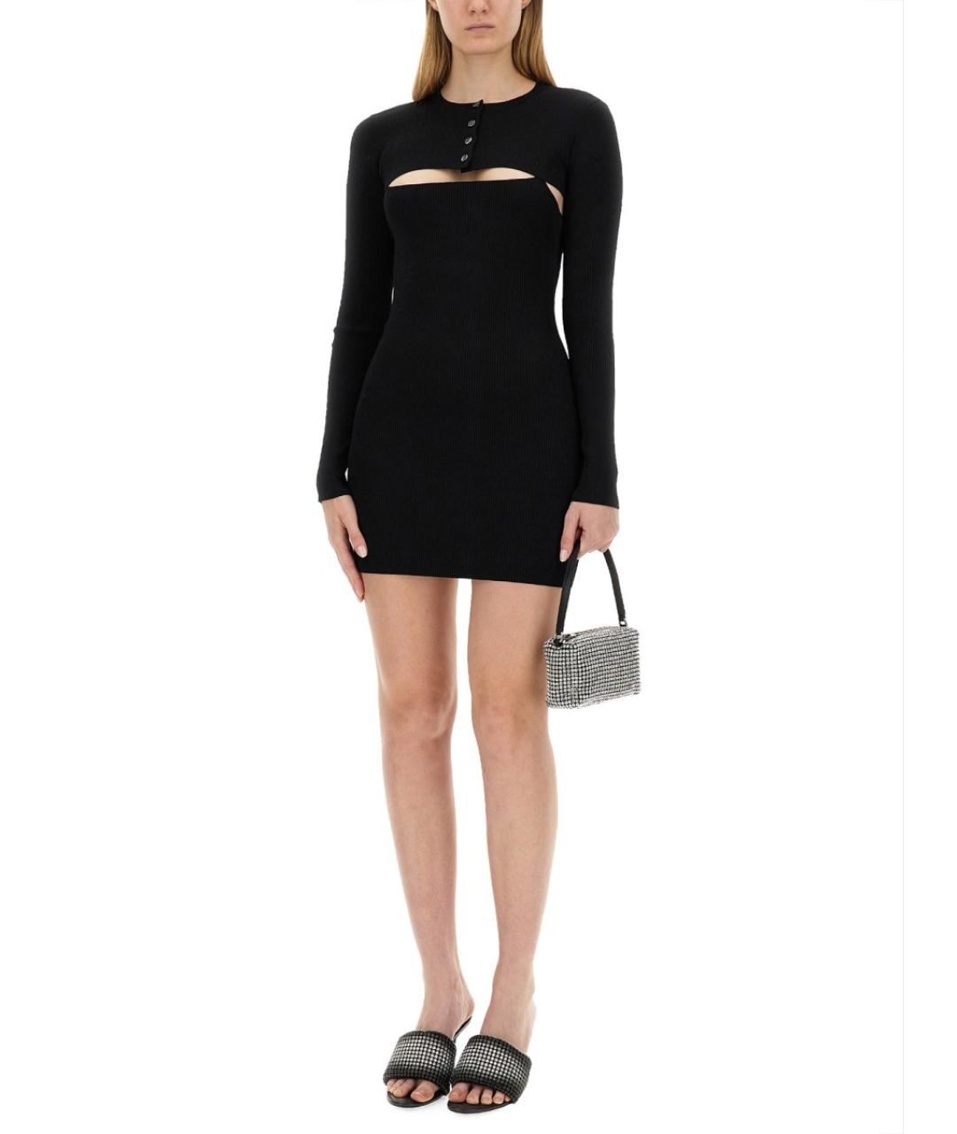 ALEXANDER WANG Черное вискозное платье, фото 2