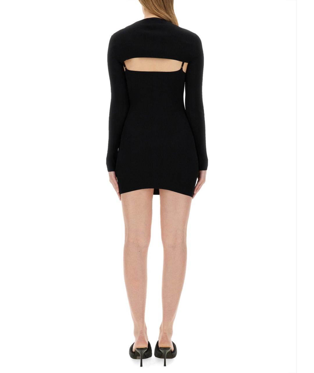 ALEXANDER WANG Черное вискозное платье, фото 3