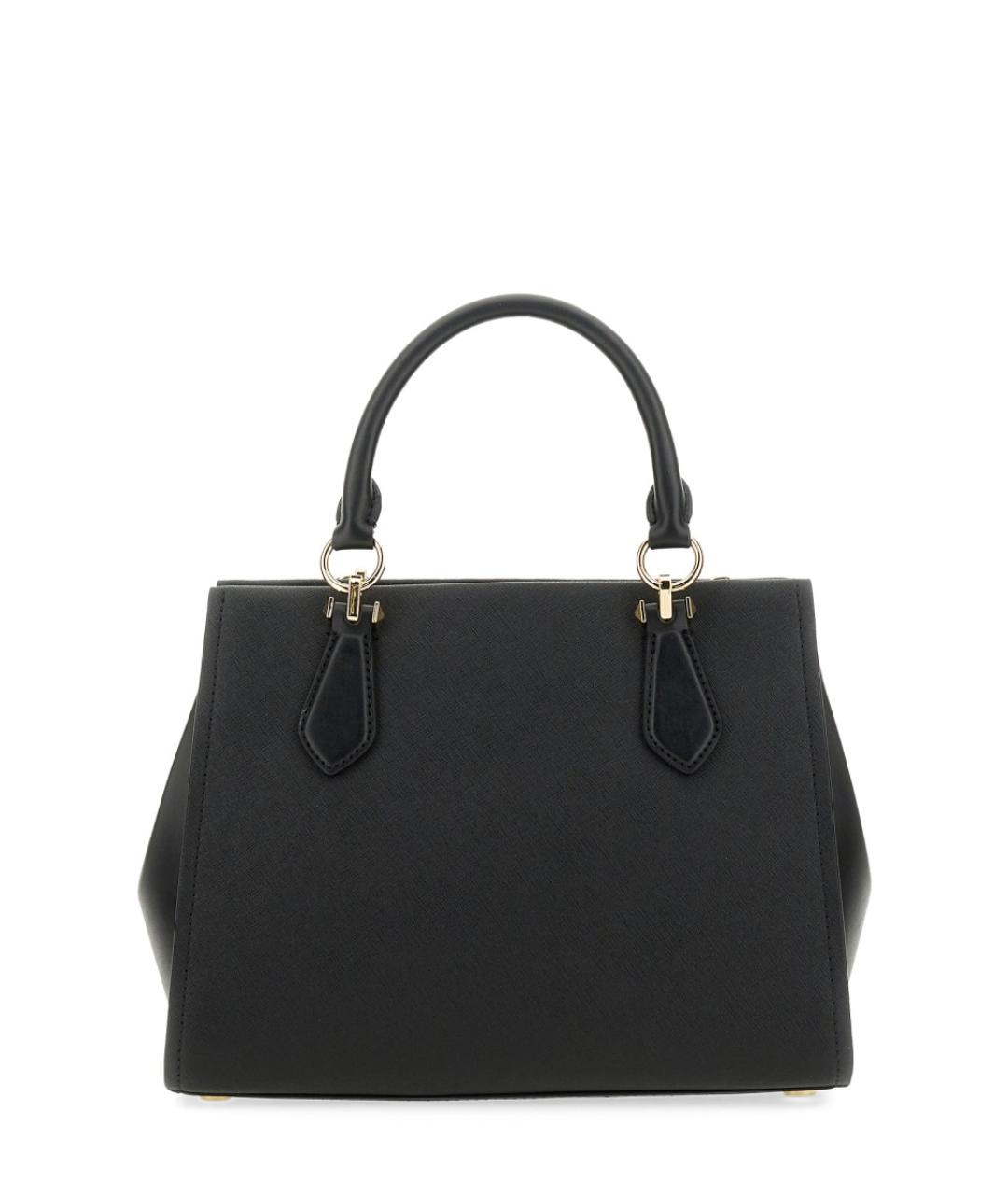 MICHAEL KORS Черная кожаная сумка тоут, фото 2