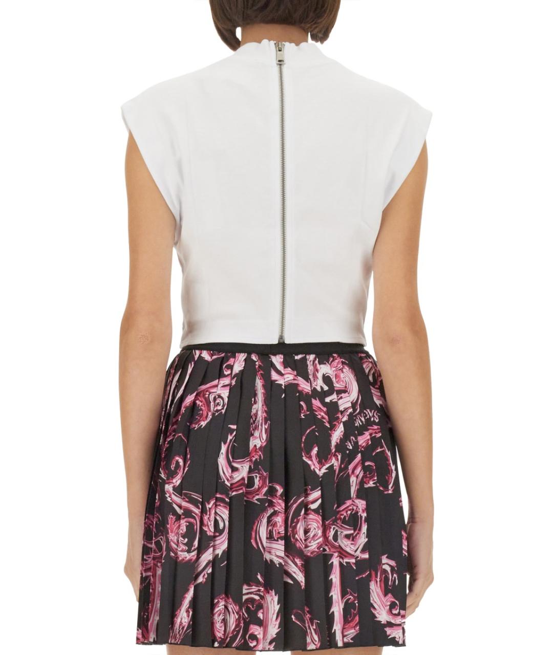 VERSACE JEANS COUTURE Белая хлопковая футболка, фото 4