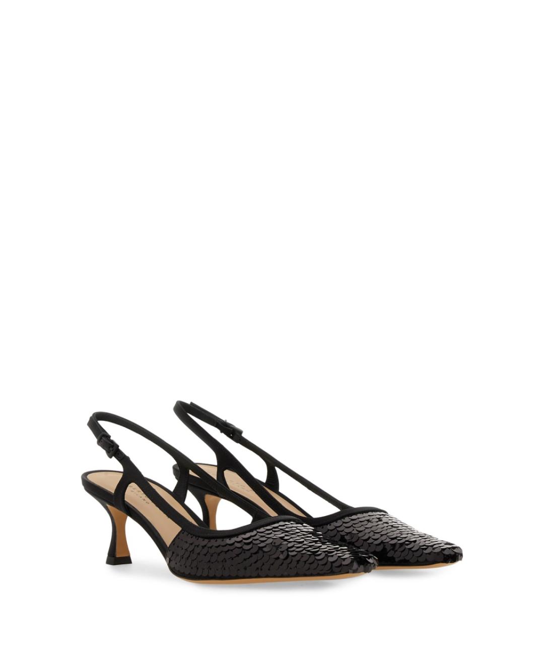 ROBERTO FESTA Черные лодочки на низком каблуке, фото 2