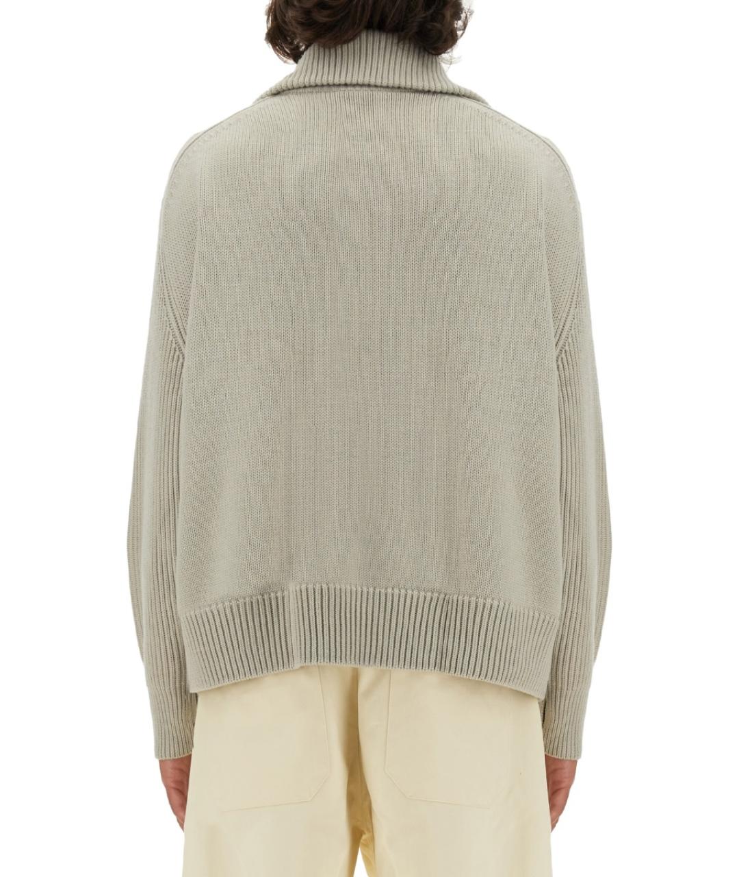 STUDIO NICHOLSON Бежевый шерстяной джемпер / свитер, фото 3