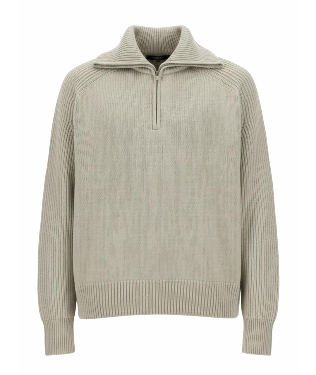 STUDIO NICHOLSON Бежевый шерстяной джемпер / свитер, фото 1