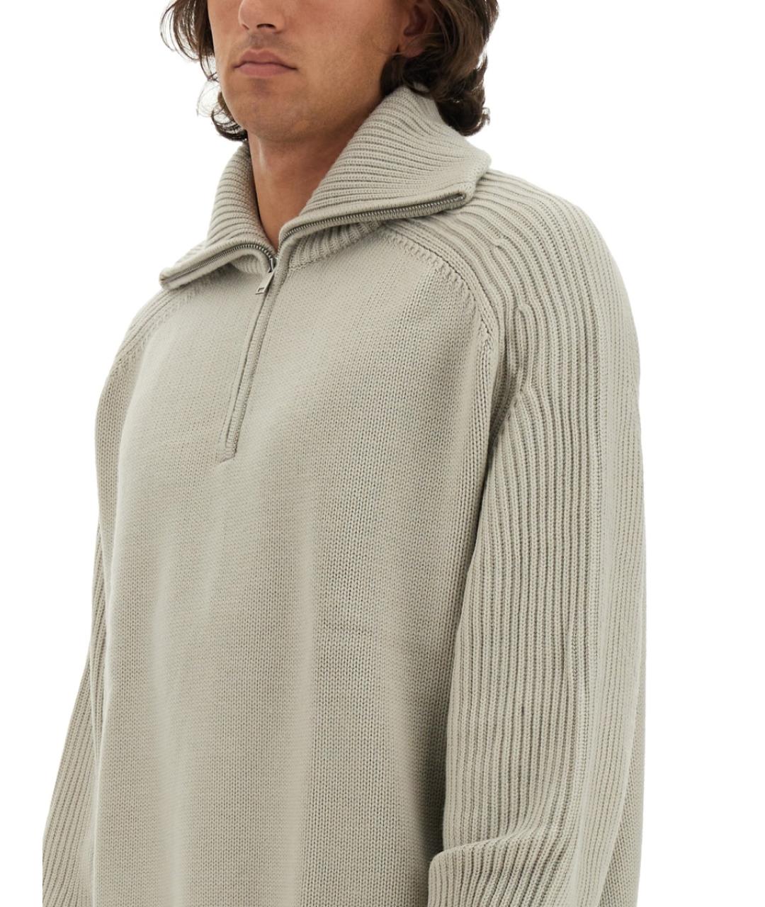 STUDIO NICHOLSON Бежевый шерстяной джемпер / свитер, фото 4