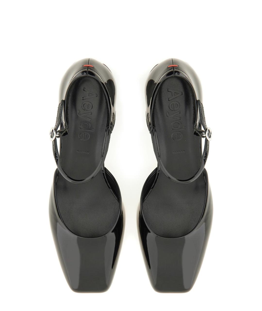AEYDE Черные кожаные туфли, фото 5