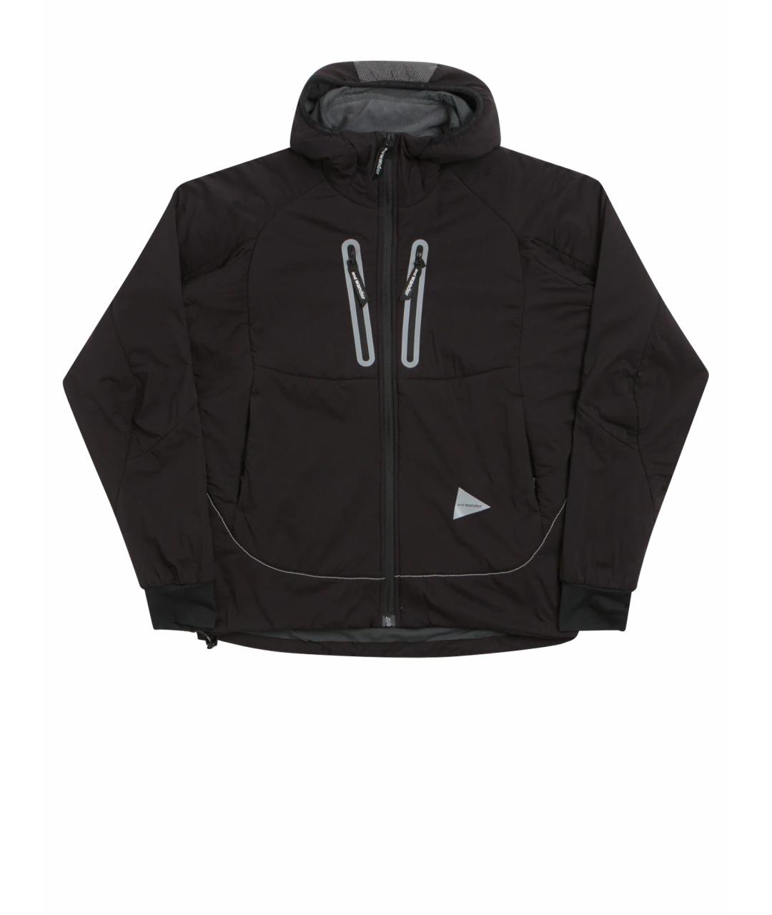AND WANDER Черная полиамидовая куртка, фото 1